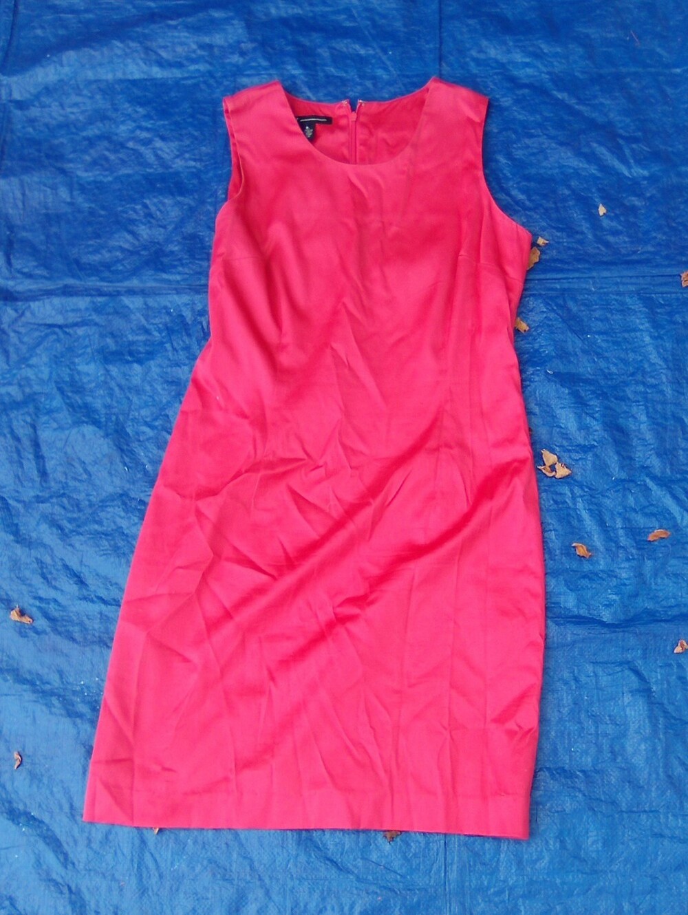 INC International Concepts Vibrant Pink Sleeveless Sheath Dress
